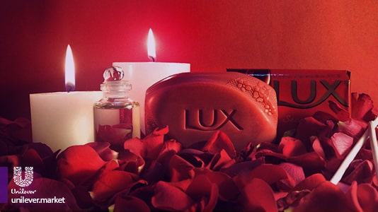 صابون لوکسق قرمز Lux Secret Bliss Soap Unilever Market
