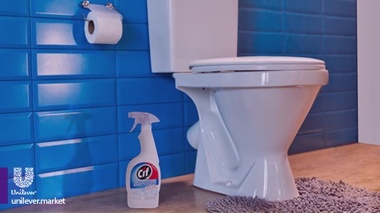 2Cif Bathroom Surface Cleaner Spray Unilever Market اسپری تمیزکننده سطوح حمام و دستشویی سیف یونیلیور مارکت