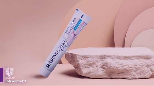 Signal Sensitive Expert Whitening Toothpaste Unilever.Market خمیردندان سیگنال سفید کننده دندان‌های حساس 