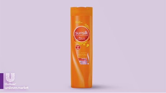 sunsilk instant restore shampoo unilever.market شامپو سان سیلک نارنجی