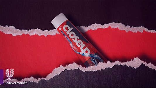 Close Up Red Hot Toothpaste unilever market