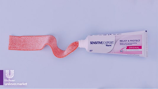 Signal Original Sensitive Expert Toothpaste Unilever Market