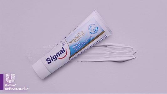 Signal Integral 8 White toothpaste Unilever Market سيگنال اينتگرال 8 سفيدکننده 