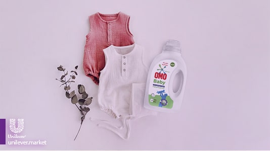 OMO Concentrate Baby Clothing Machine Liquid Unilever Market