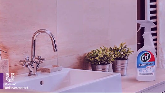  اسپری سیف حمام Cif Bathroom Surface Cleaner Spray Unilever Market