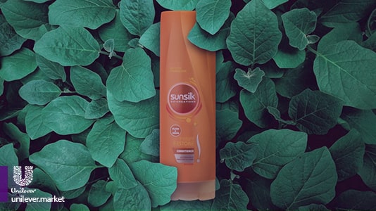 Sunsilk Instant Restore Conditioner Unilever market نرم کننده سان سیلک موهای آسیب دیده