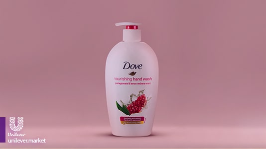 Dove Pomegranate and Lemon Extract Hand Wash unilever market