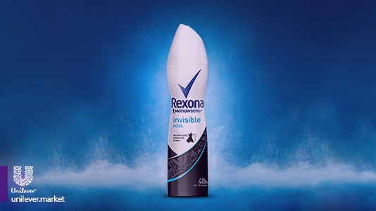  اسپری رکسونا  اینویزیبل آکوا rexona invisible aqua deodorant spray