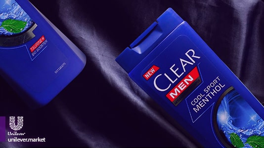 شامپو ضد شوره خنک کننده کلیر مردانه نعنایی clear shampoo cool sport menthol banner