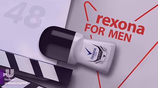 Rexona Invisible Men roll on deodorant Unilever market مام رول رکسونا مردانه مشکی 