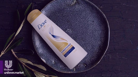 Dove intensive repair hair conditioner unilever market
