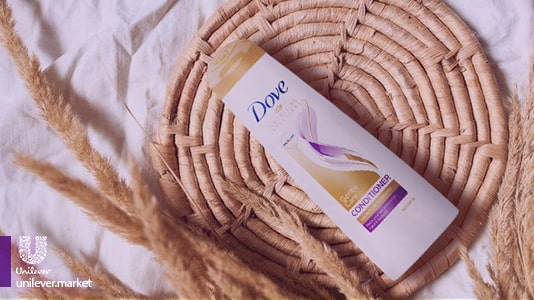  نرم کننده موهای خشک داو Dove Gentle care hair conditioner unilever market