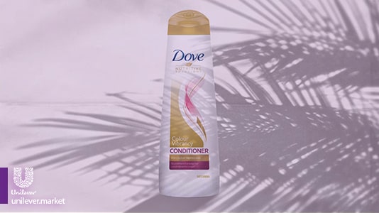 Dove Color vibrancy hair conditioner unilever market