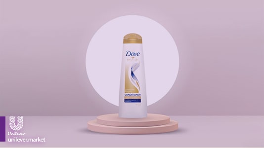  نرم‌کننده داو موهای آسیب دیده dove intensive repair hair conditioner unilever market