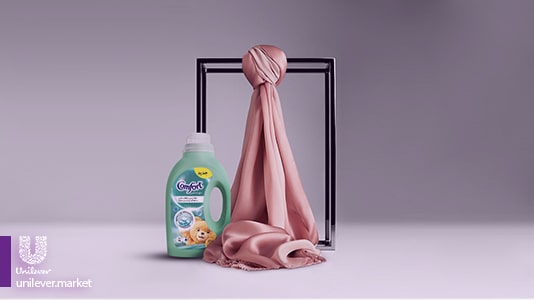 کامفورت مخصوص لباس‌های حساس Comfort Sensitive clothes detergents Unilever Market
