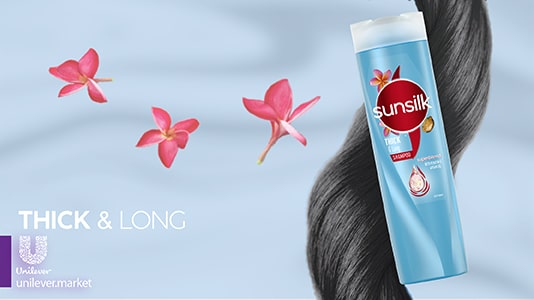 sunsilk-thick-and-long-shampoo ,unilever market شامپو سان سیلک موهای پرپشت و بلند