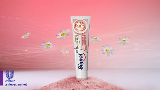 signal integral 8 pink salt toothpaste unilever market